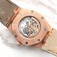 Replica Audemars Piguet Royal Oak Rose Gold Brown Leather Watch for men (5)_th.jpg